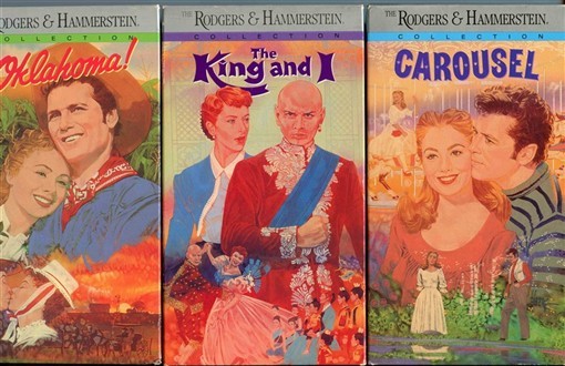 Oklahoma The King & I Carousel Rodgers Hammerstein Collection 3 VHS Tapes