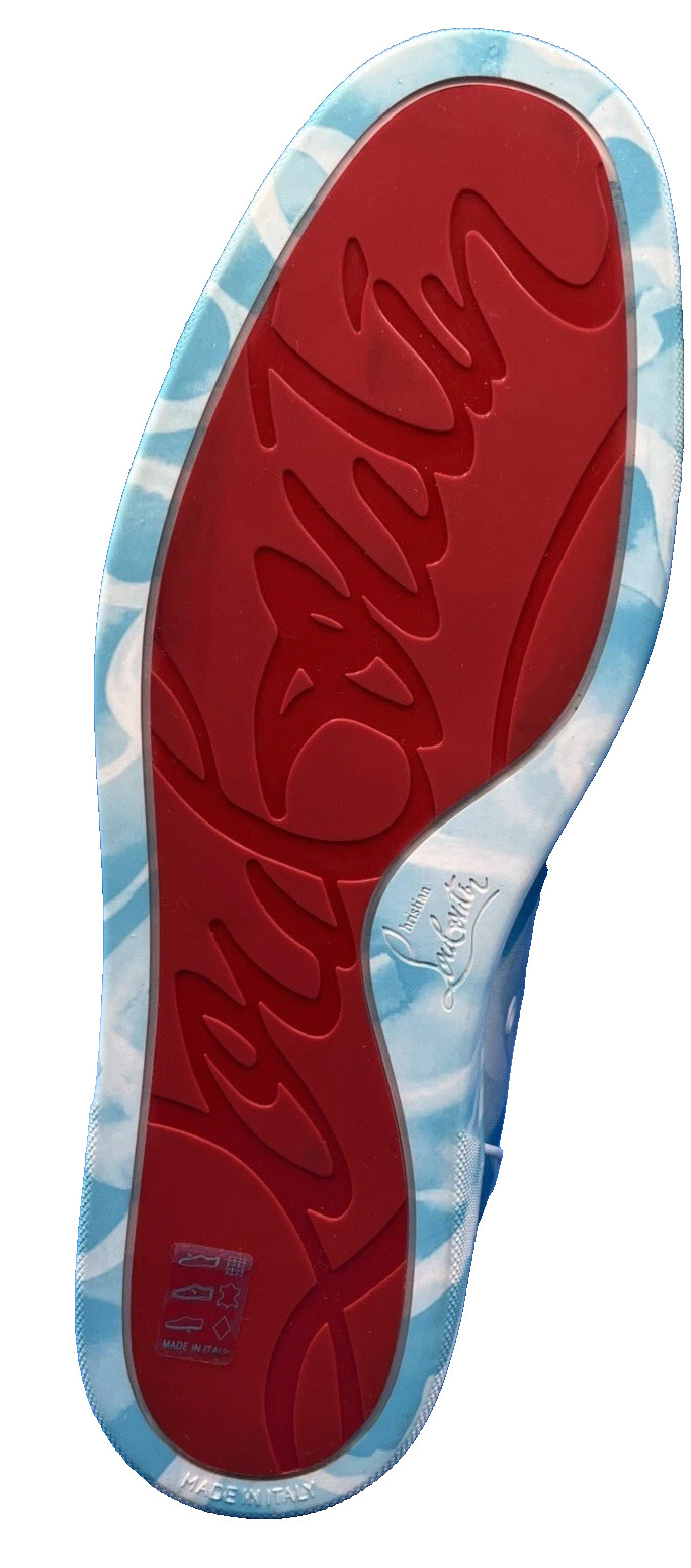 $895 CHRISTIAN LOUBOUTIN Swirl Low-Top Sneakers (43 EU; 10 US) ITALY NEW
