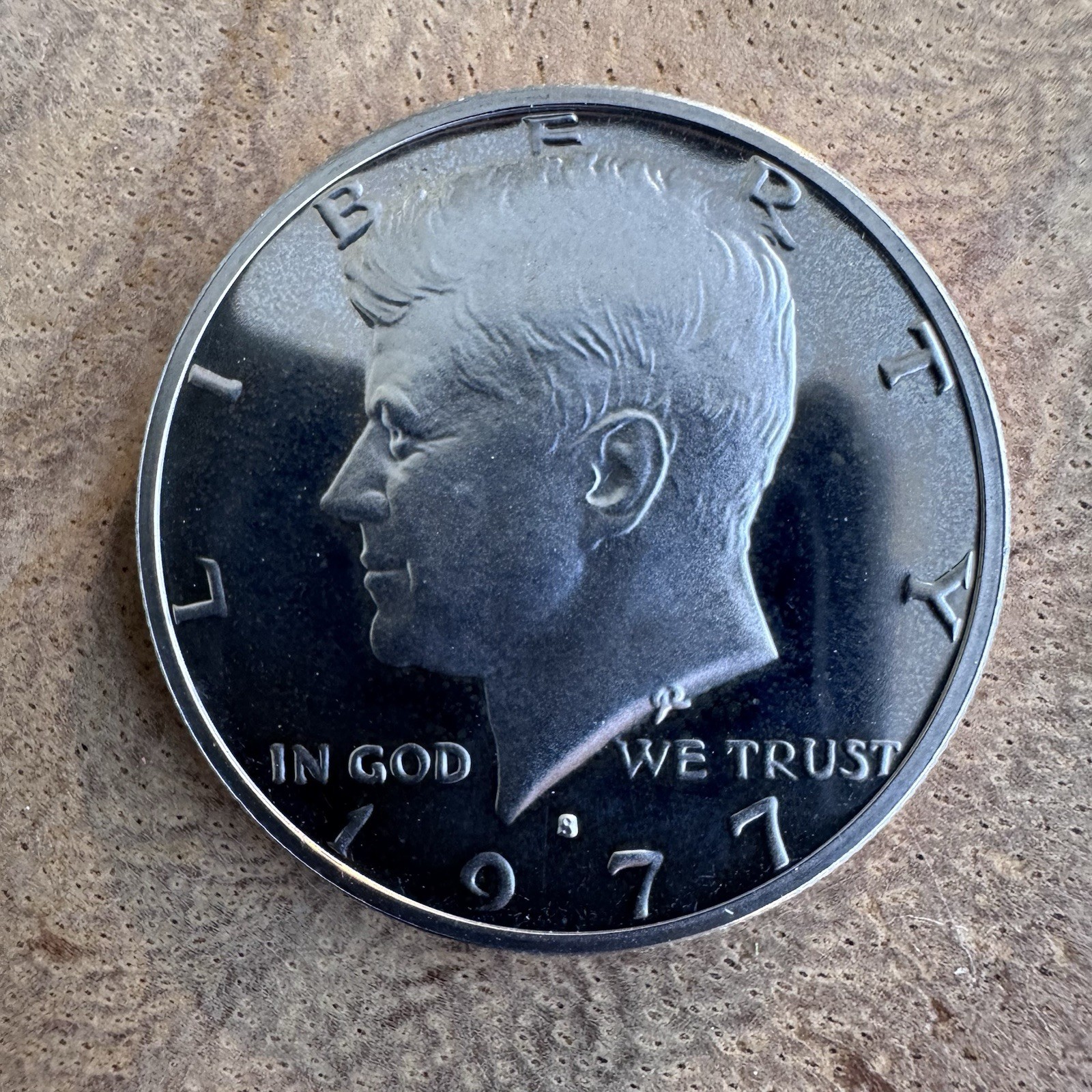 1977-S Kennedy Half Dollar Proof | Deep Mirror Finish | Clad Proof