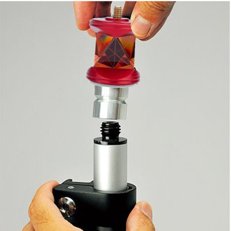 New red Mini 360 Degree Prism for  ATR Total-station.