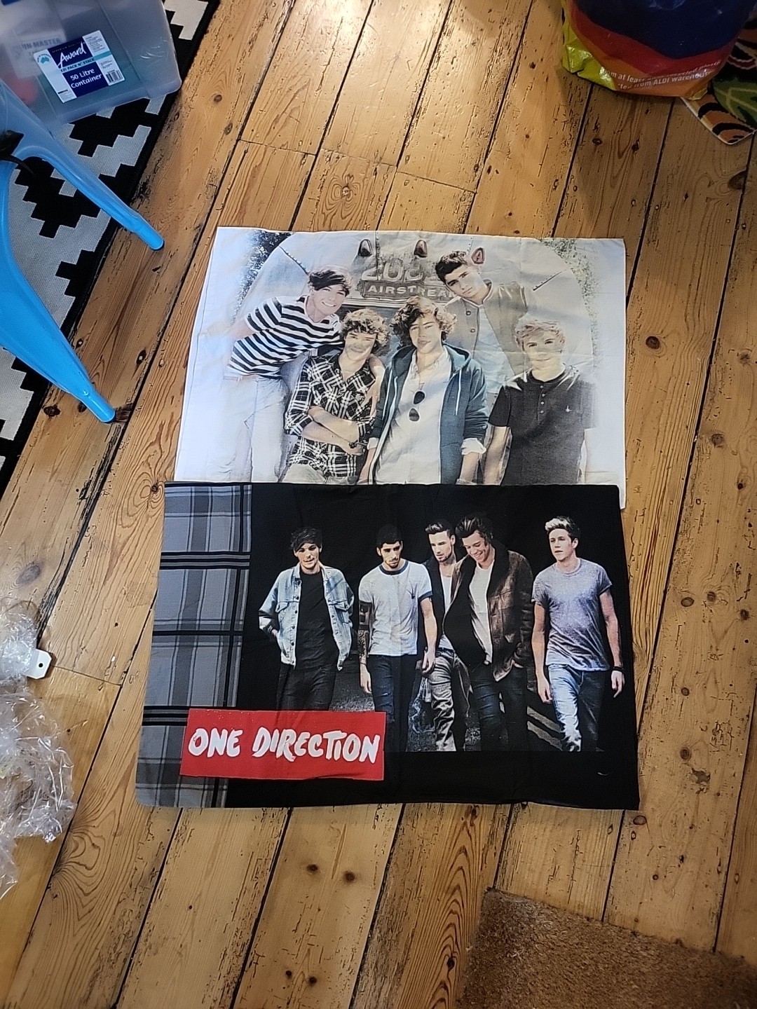 2 X One Direction Standard Pillowcases 2013 Harry Styles Liam Payne Boy 1D EC