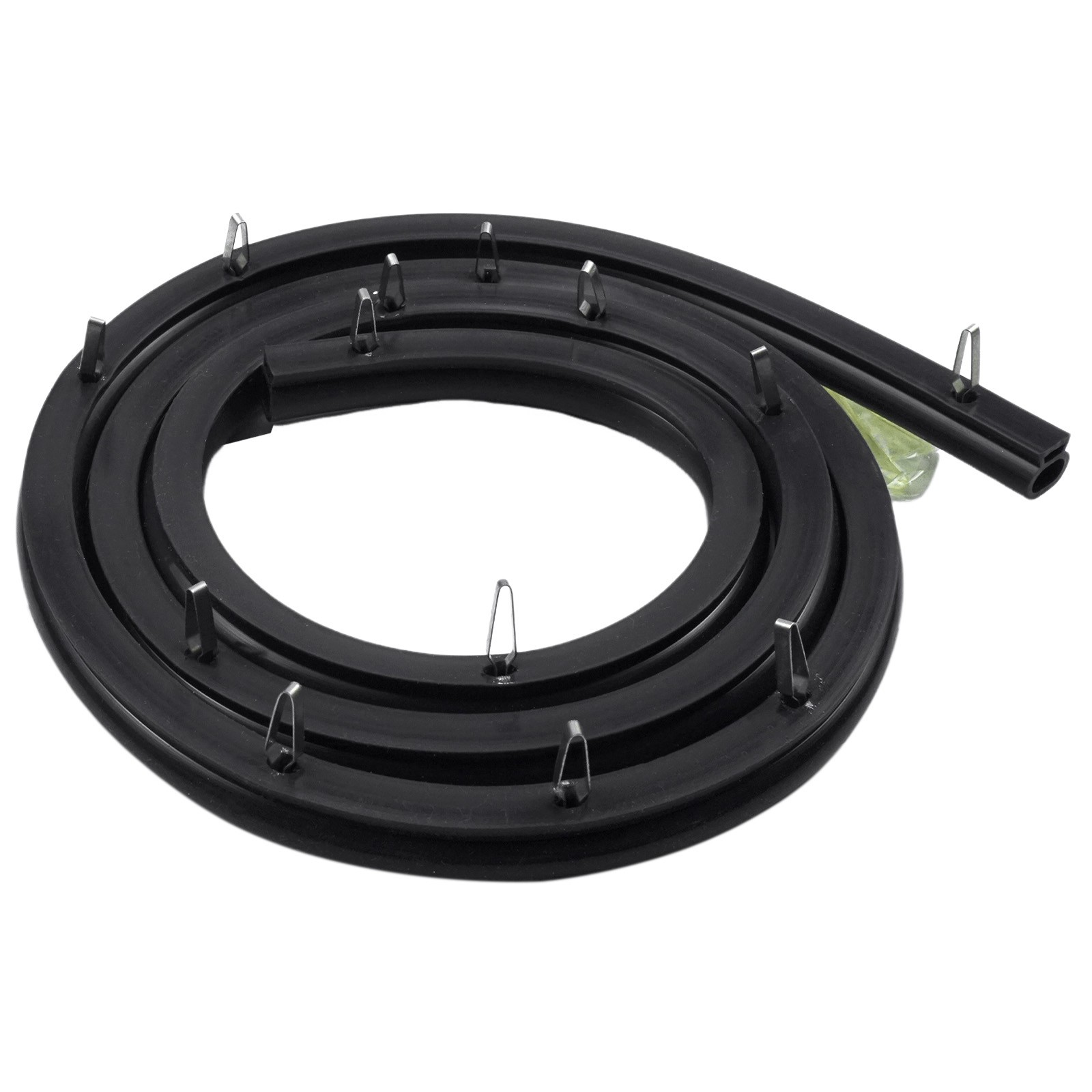 316239700 AP2126661 Range Oven Door Seal Gasket with 12 Mounting Clips Kenmore