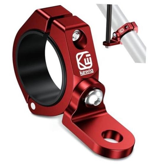 1 PC UTV Whip Light Mount, LED Light Bar Mounting Bracket, Red | Sturdy