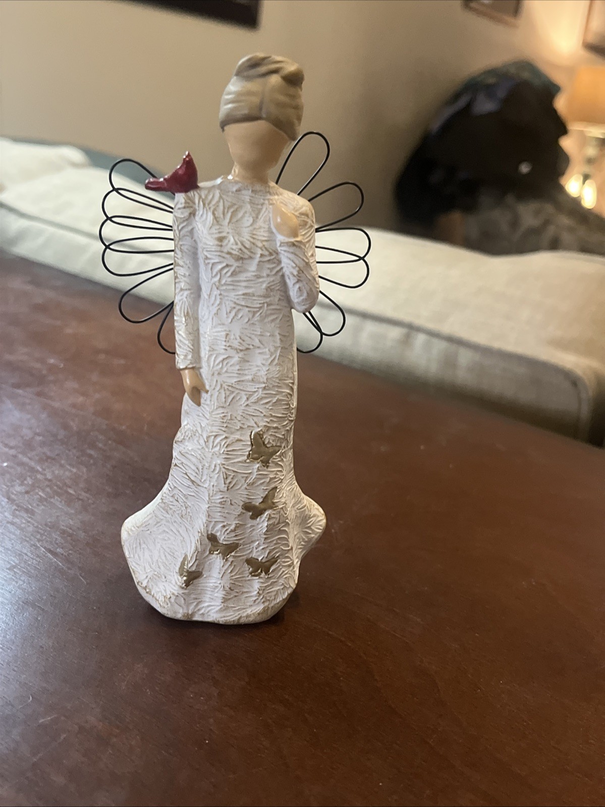 NAN ZAI NAN FANG Sympathy Angel Figurine Loss of Loved Ones Memorial Statue 5.9”
