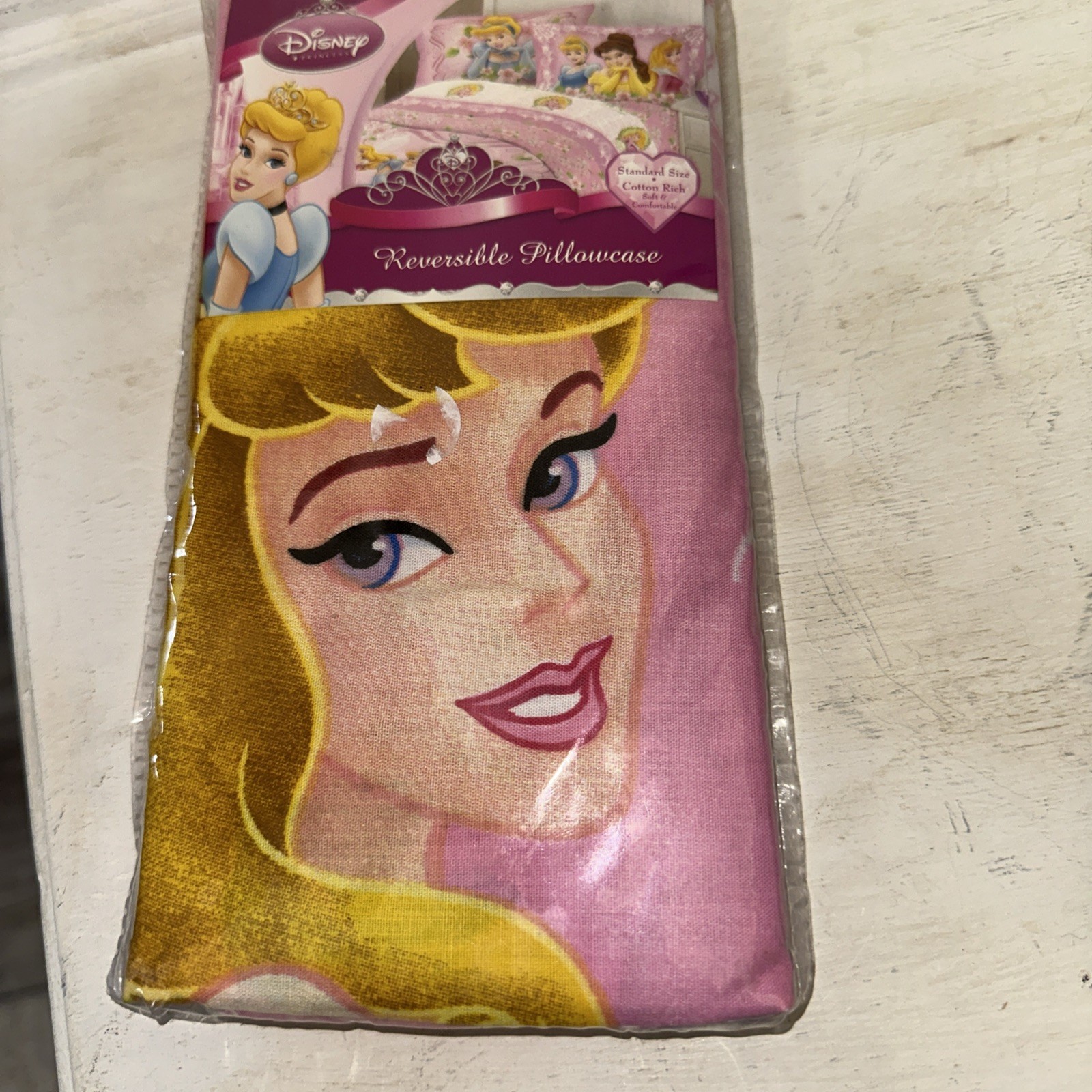 Disney Princess Magical Garden Reversible Pillowcase Standard Size