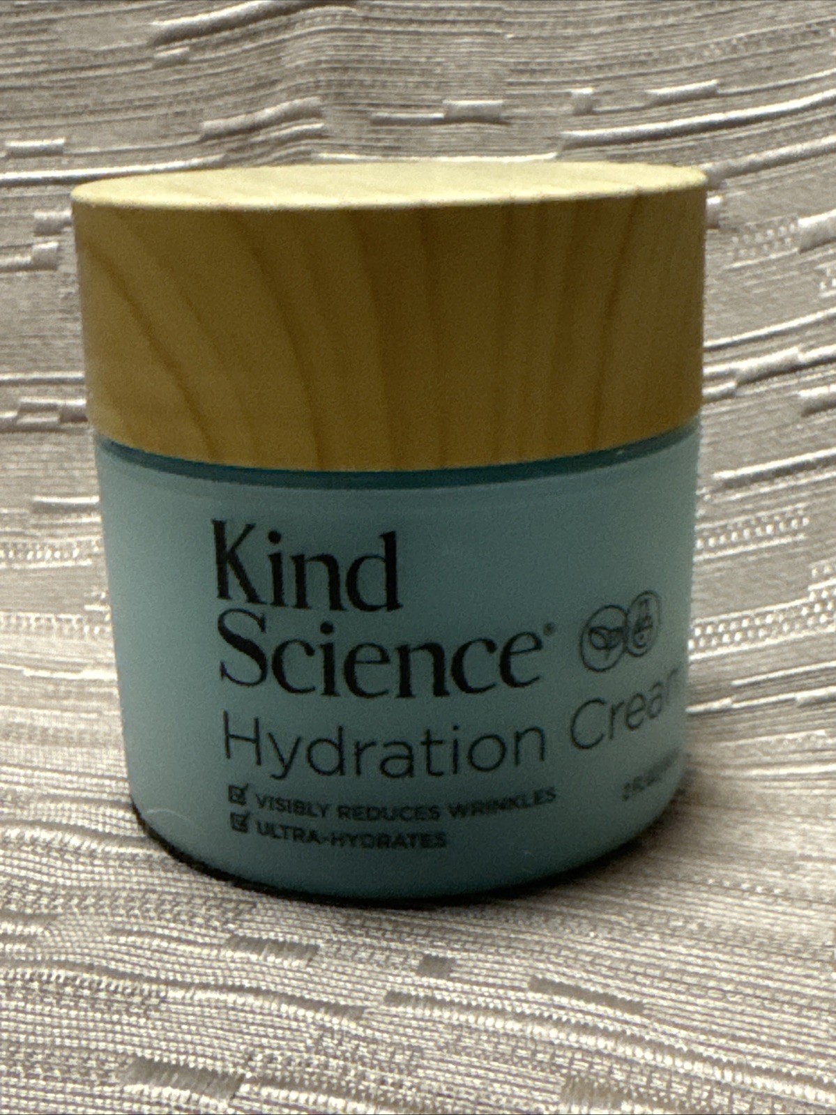 Kind Science Hydration Cream Moisturizer Reduces Wrinkles, Ultra Hydrates 2 Oz