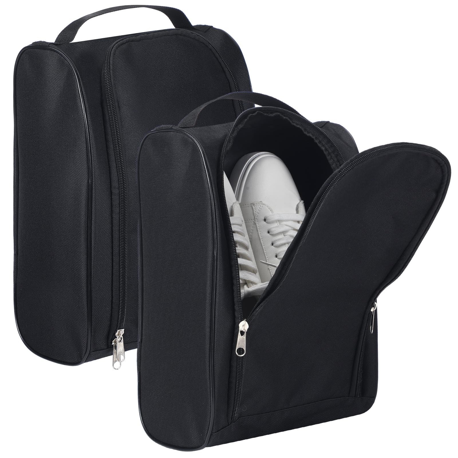 2 Pcs Smell Proof Shoe Bags for Travel Cleat Bags for Sports Double Layer Cle...