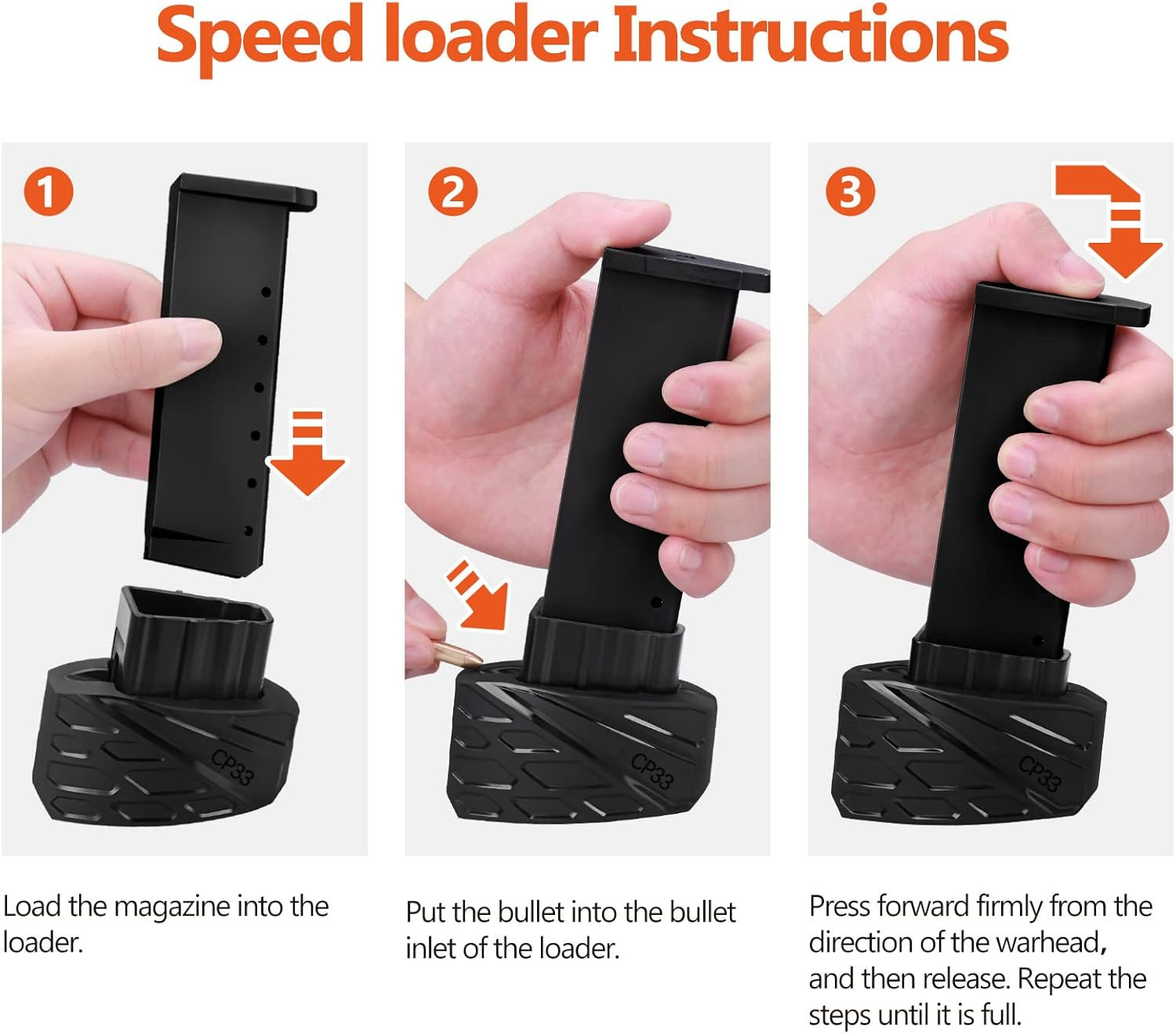 Magazine Speed Loader for KEL-TEC CP33 Mag Speed Loader, KELTEC Speed Loader ...