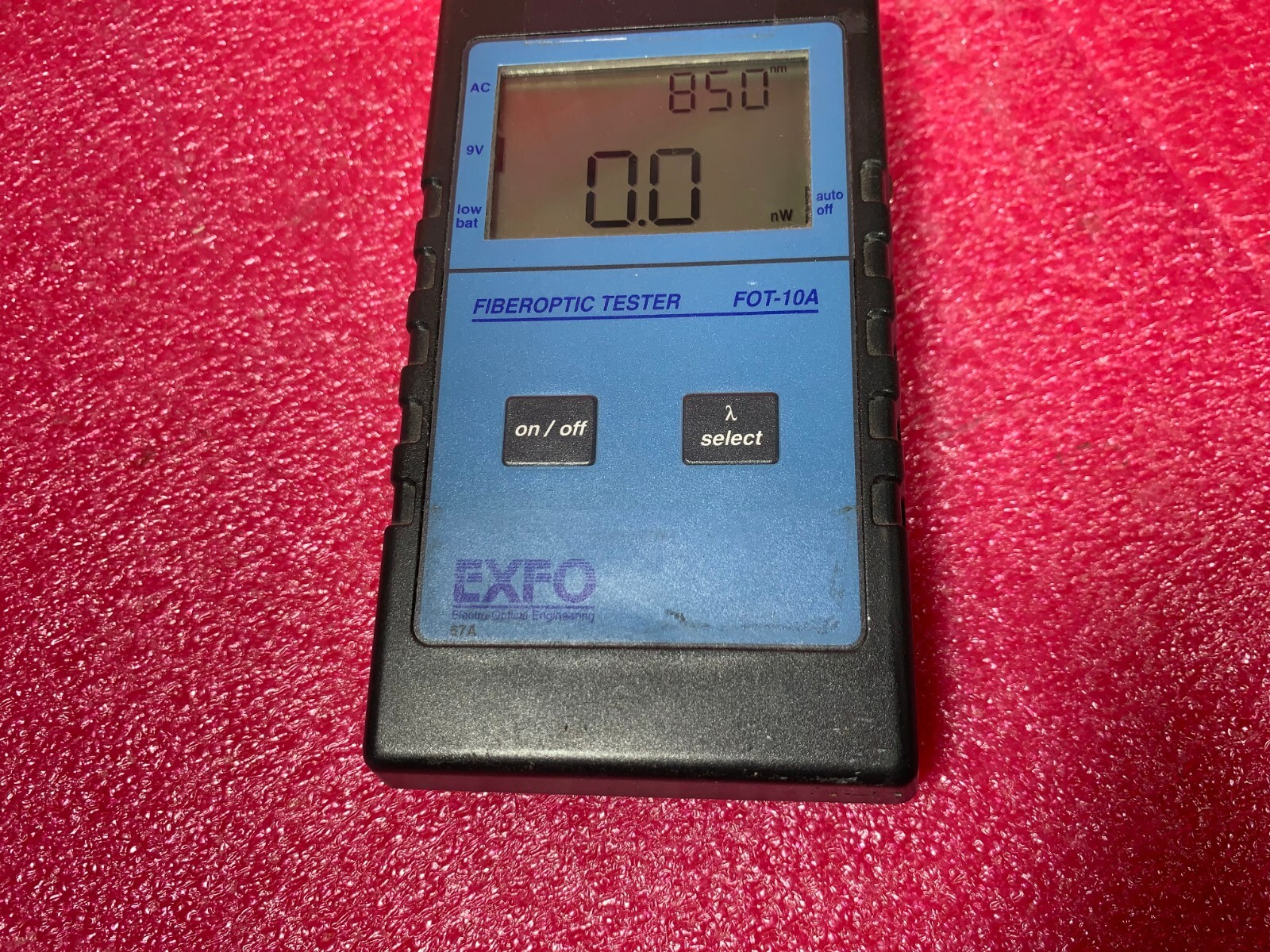 Exfo Fiberoptic Tester Model FOT-10A