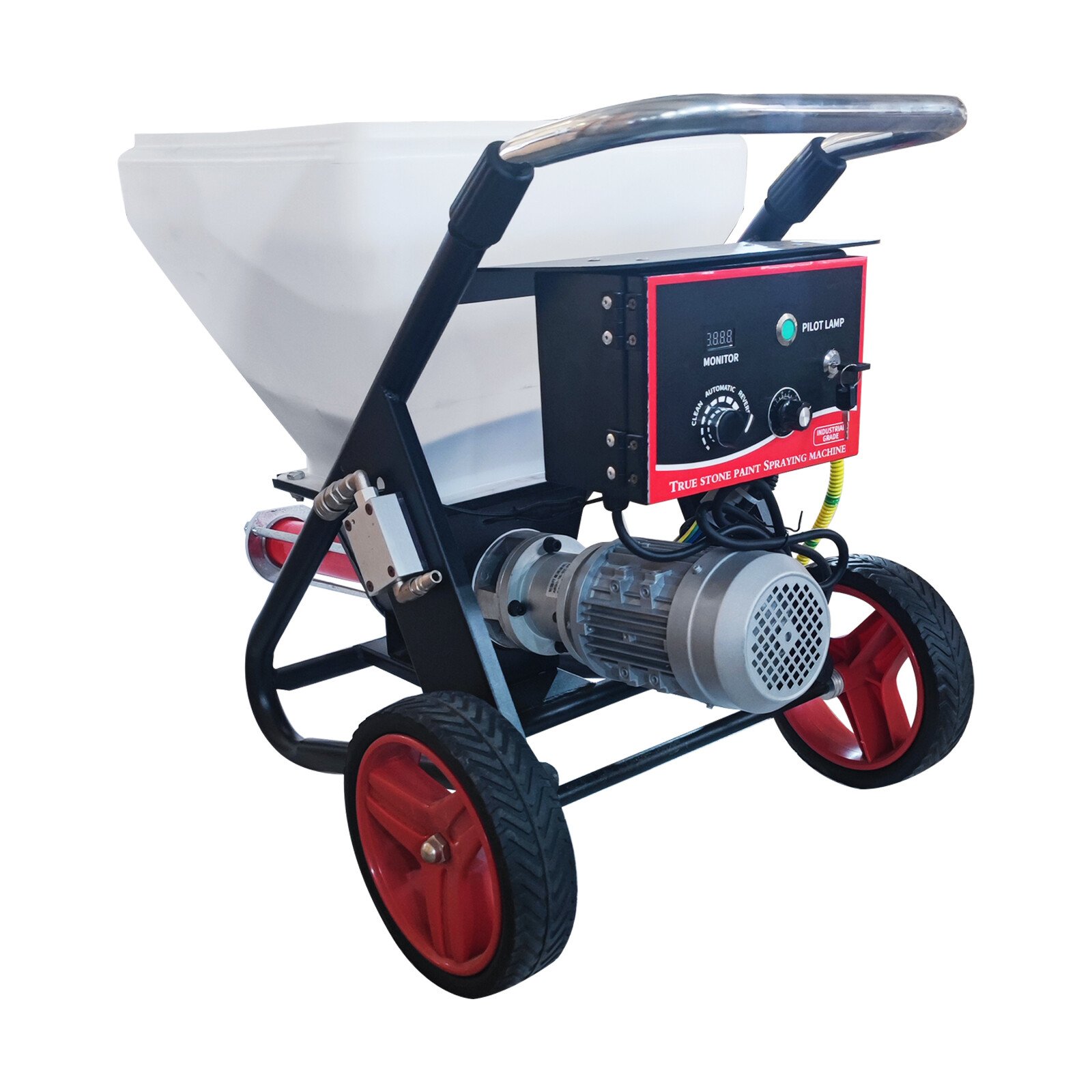 Putty Cement Grouting Sprayer Mortar Paint Spraying Machine 48L Open Hopper 110V