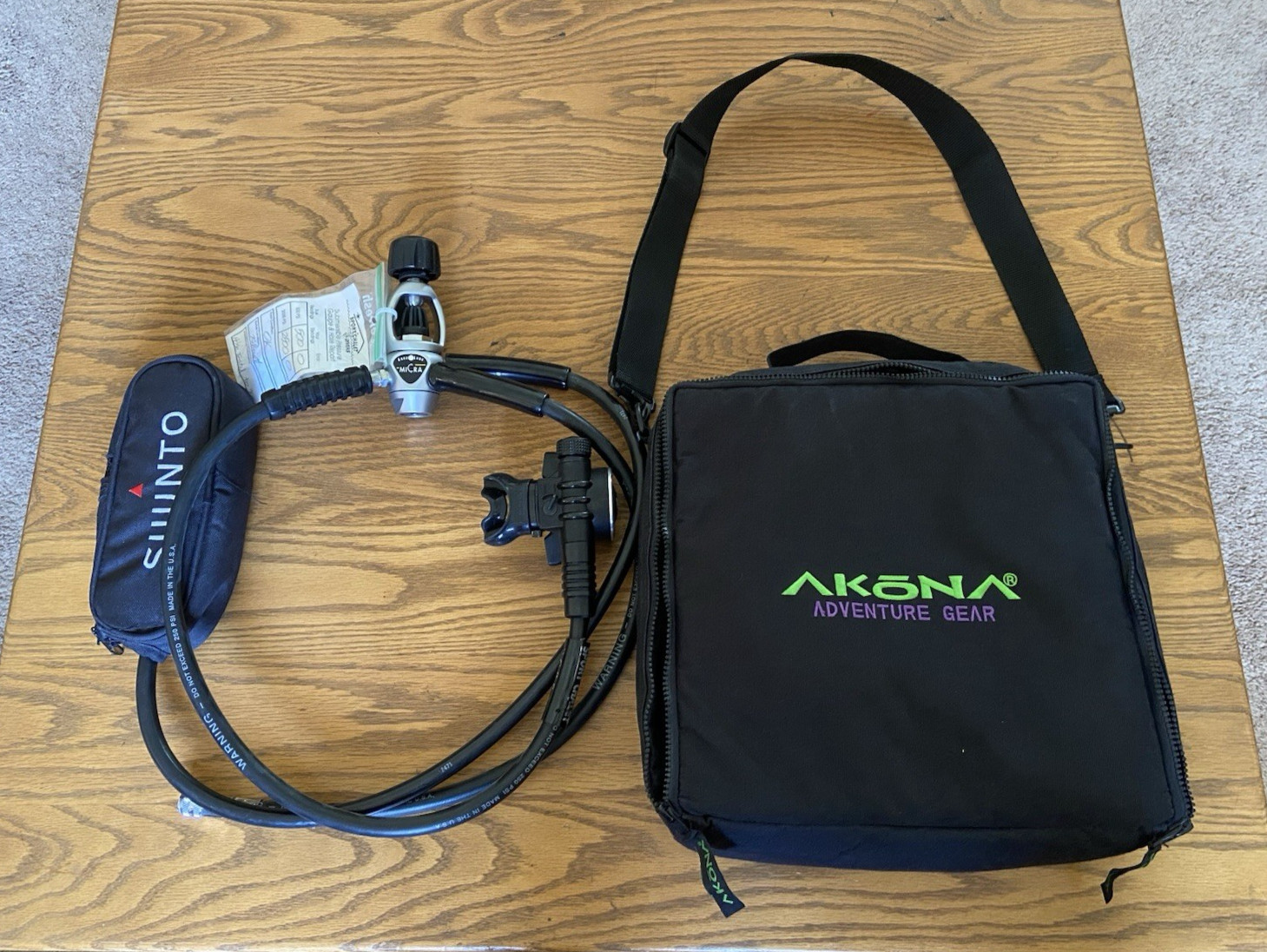 US Divers Aqualung Micra Regulator Octopus w/ Suunto Cobra Computer SERVICED