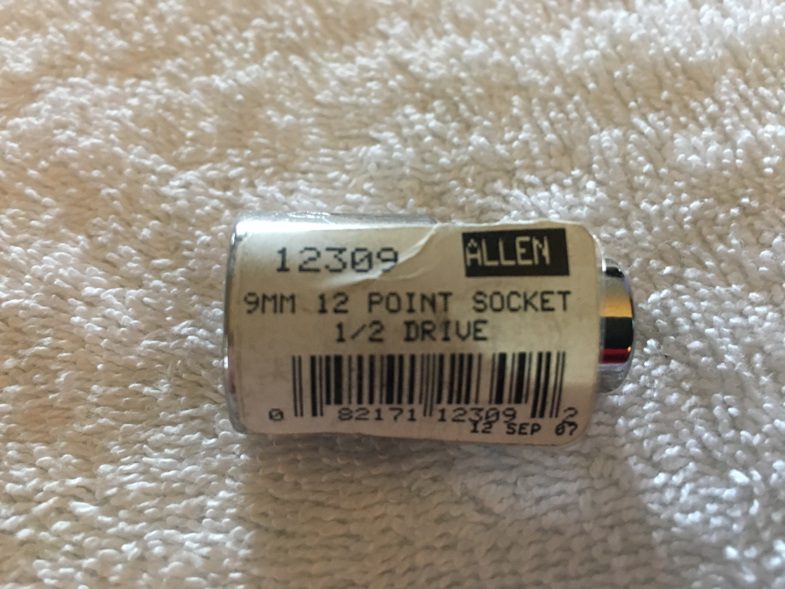 Allen 9mm 12 Point Socket 1/2 Drive 12309 - New