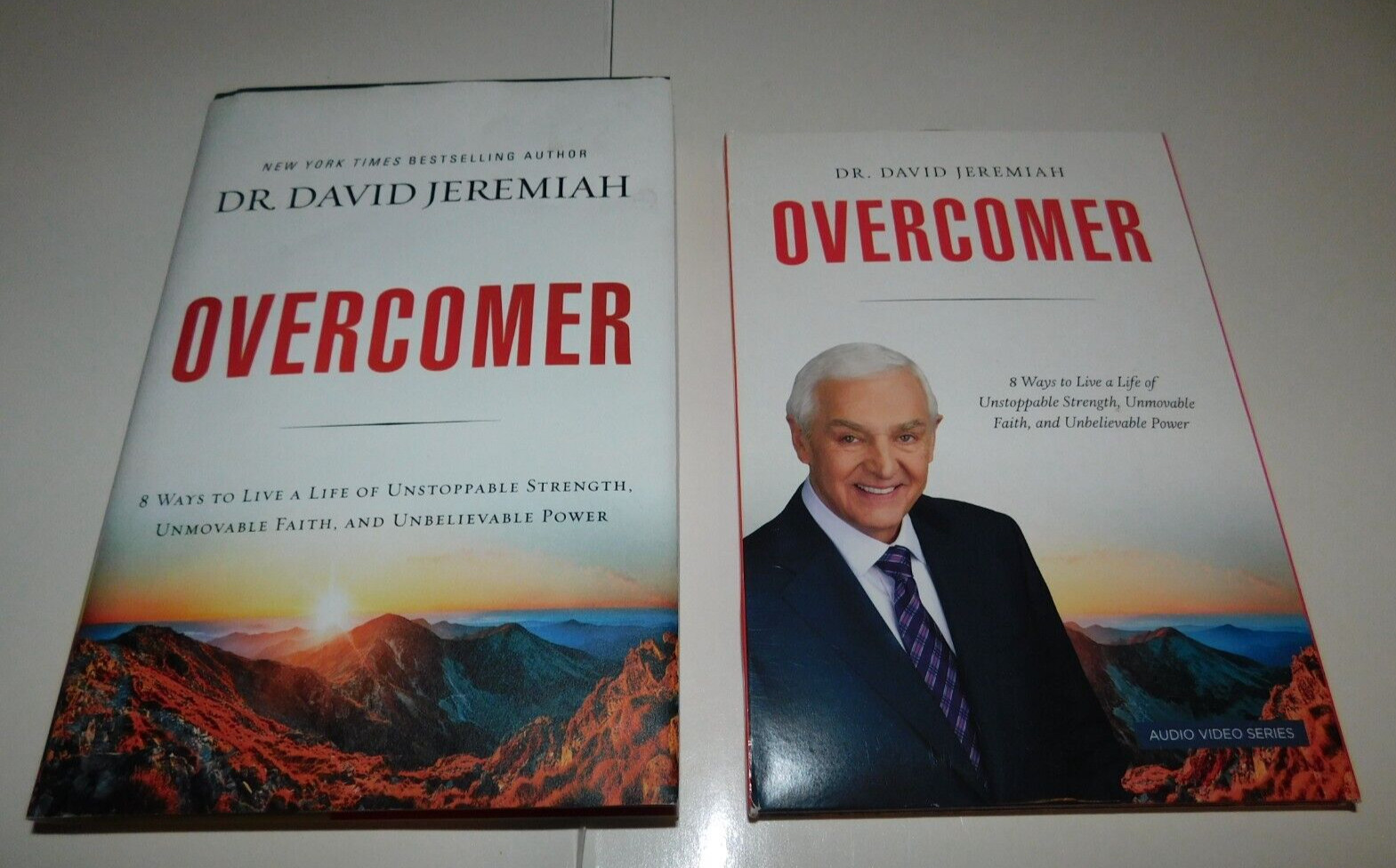 David Jeremiah Overcomer Book & 10 Audio Video Series with Digital Download NEW