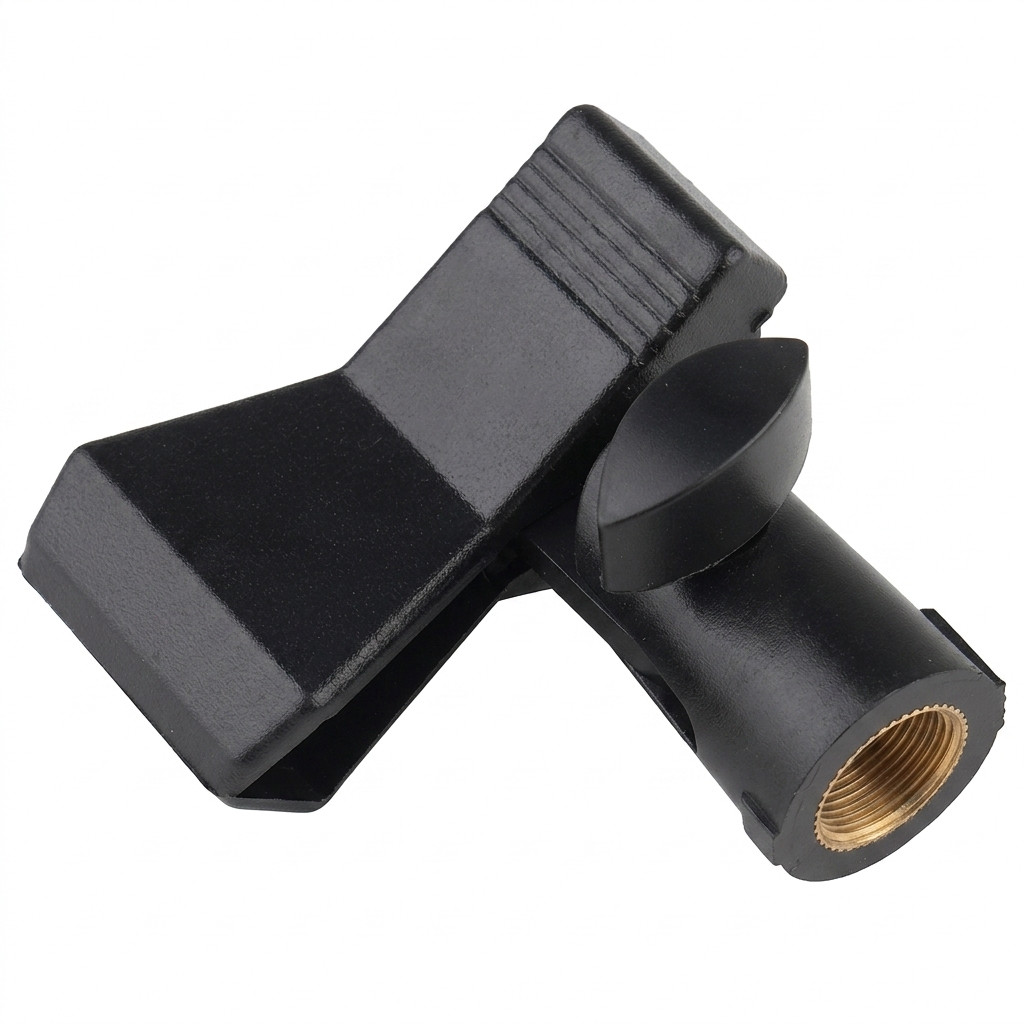 Universal Studio Mic Clip (Adjustable Knob, 5/8" to 3/8")