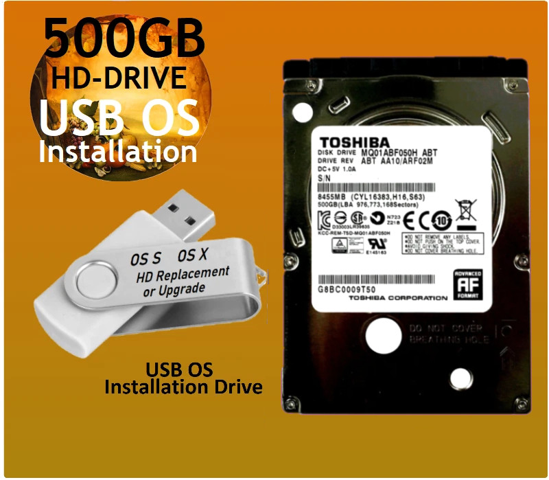 500GB Original Xbox One HD Toshiba  USB Firmware Installation Drive included