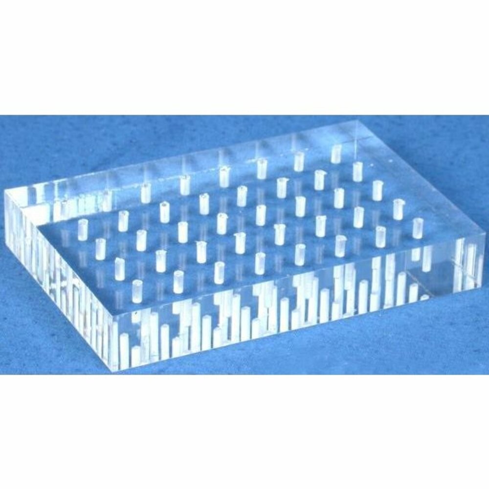 Bur Drill Bit Stand Rotary Tool Organizer 40 Hole 3/32" Kit