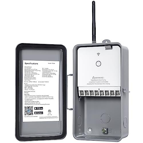 WiFi Smart Pool Pump Timer 40A Outdoor Heavy Duty Control Box