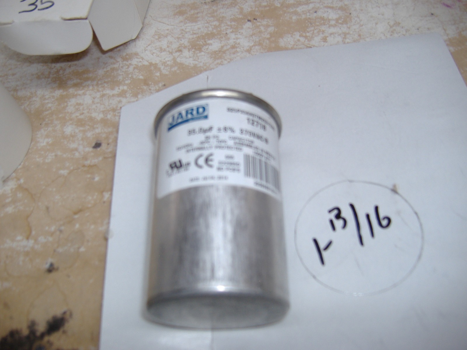 Swimming Pool Motor Run  Capacitor 370V 35 MFD 50/60hz