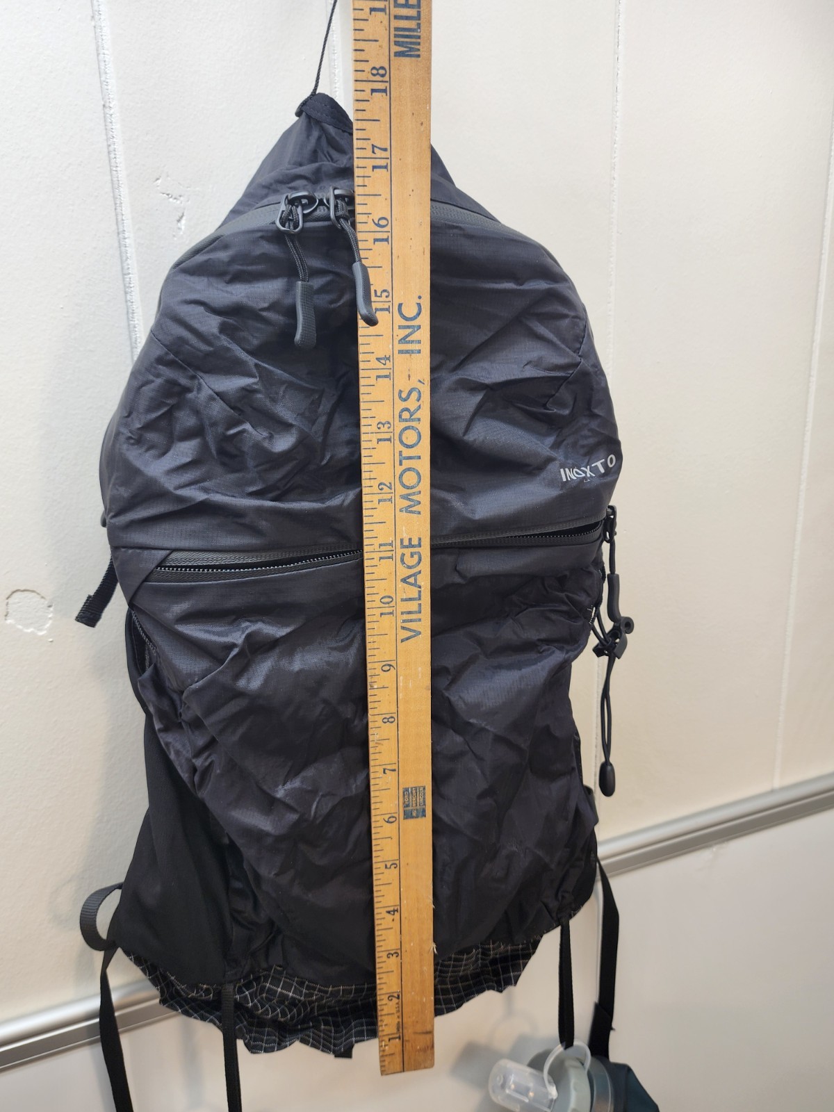 Backpack With Hydration 2 Bottles Black Compact