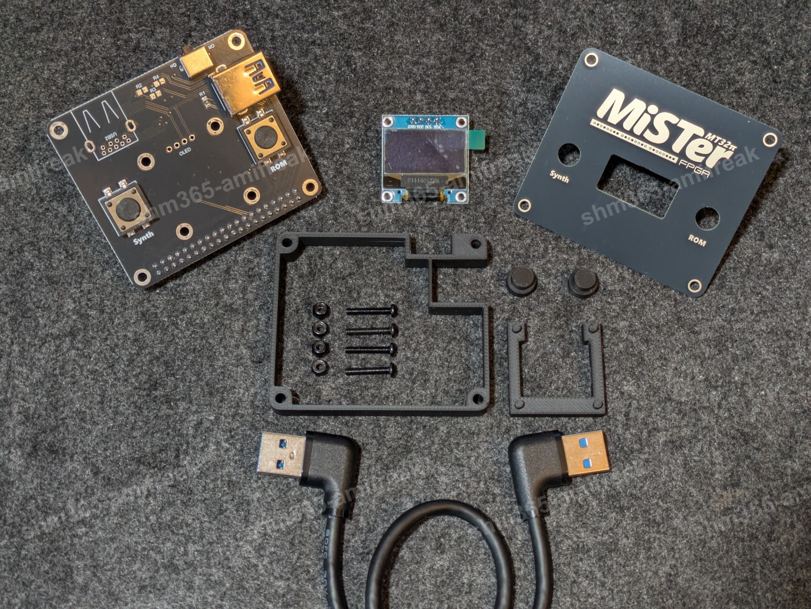 🎵 MiSTer FPGA / PI - MT32-Pi HAT - DIY KIT - OLED & USB CABLE ROLAND MT32Pi 🖥️