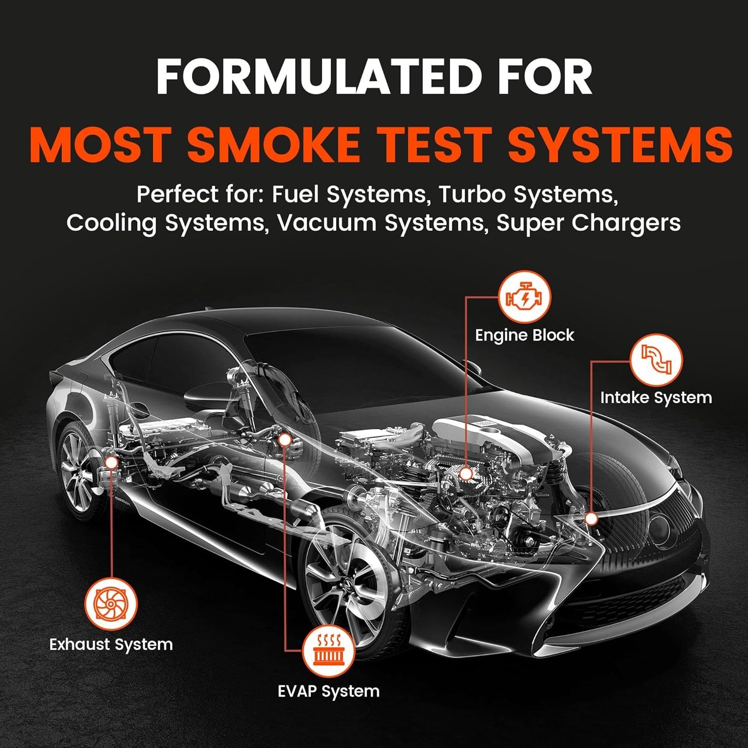 8.5oz Smoke Machine Liquid Refill for Automotive Leak Testing