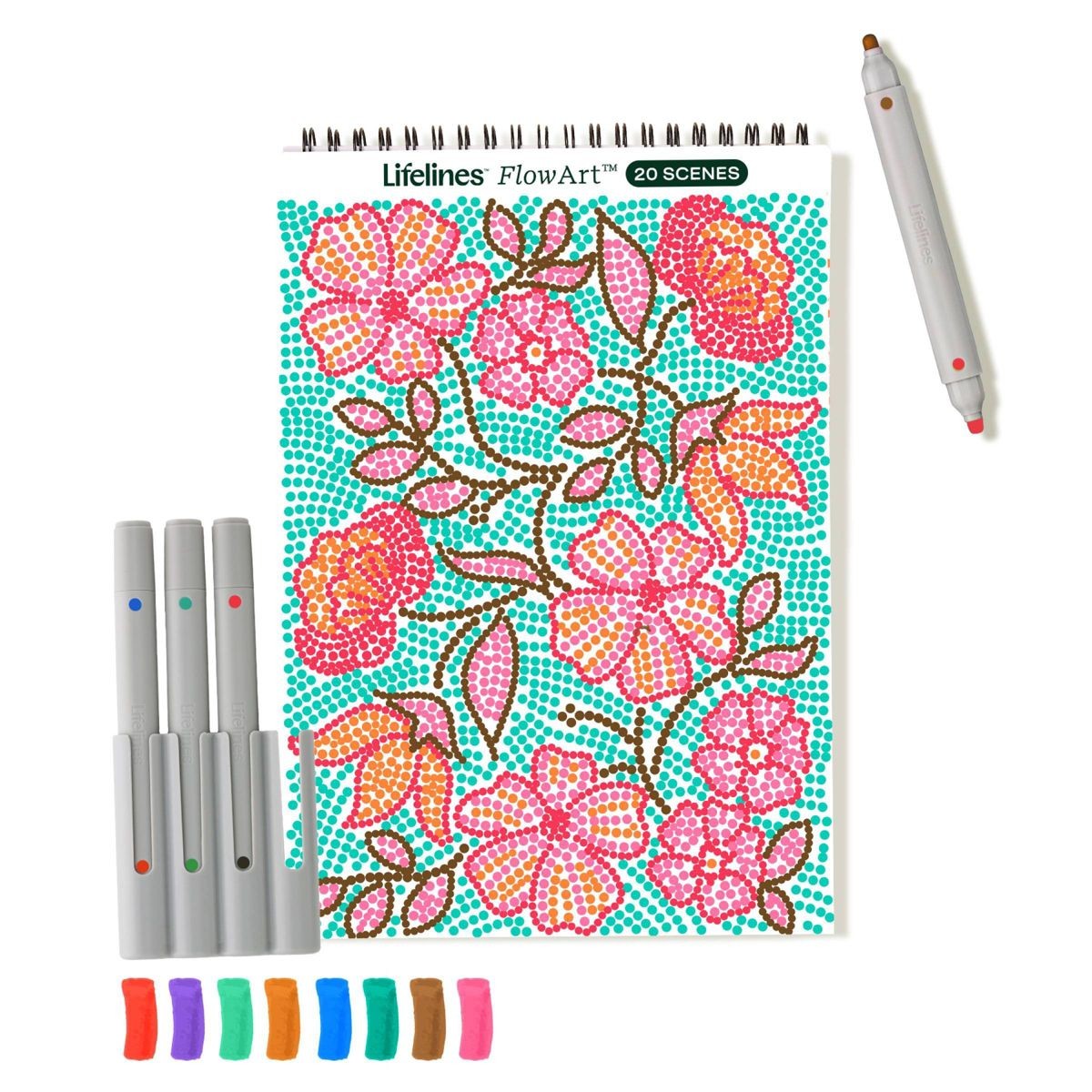 Lifelines Flow art Pogo-dot Botanicals