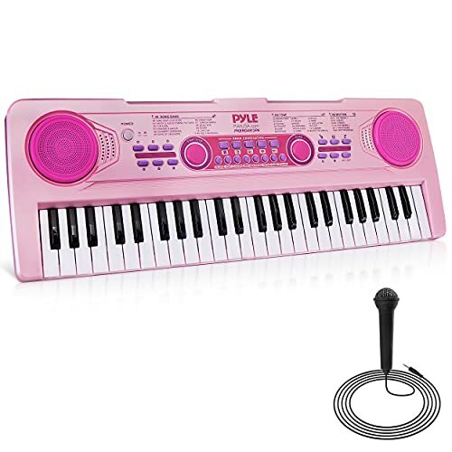 Pyle PKBRD4912PK Electric Keyboard 49 Keys-Portable Digital Musical