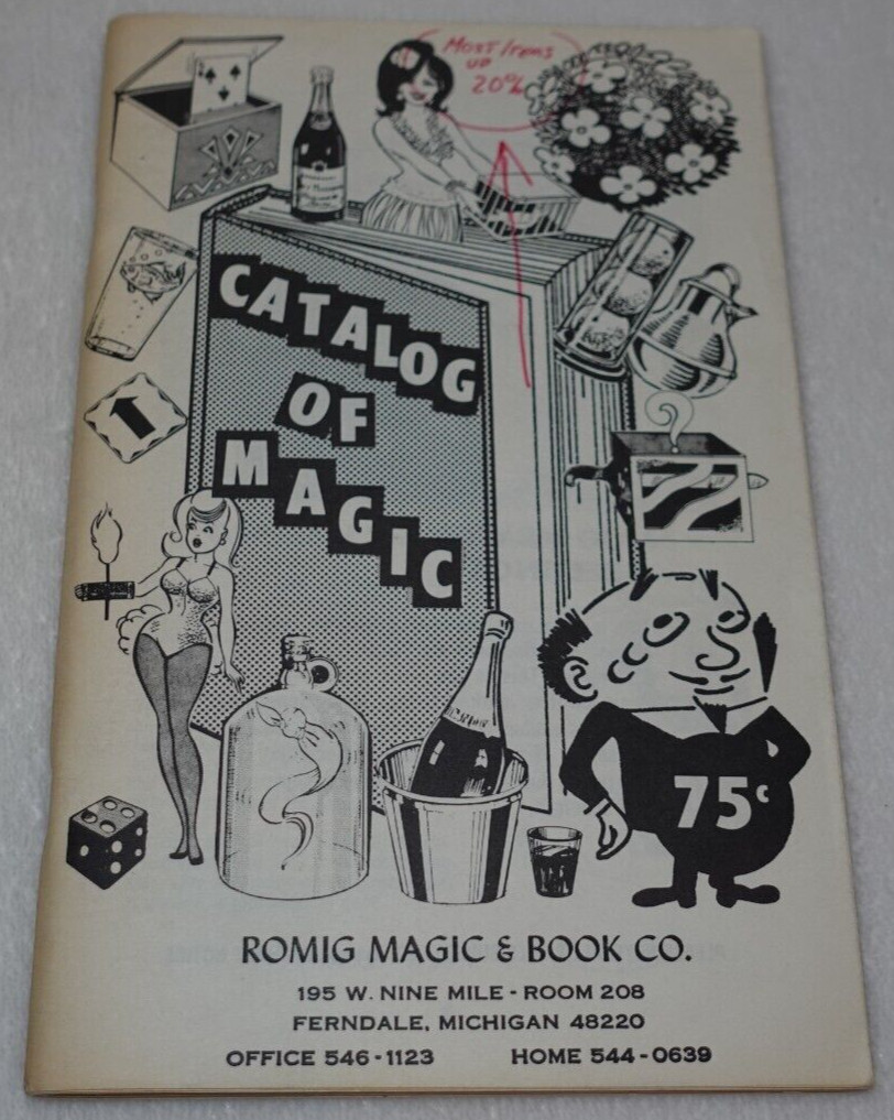 Catalog of Magic Romig Magic Ferndale Michigan Vintage Publication