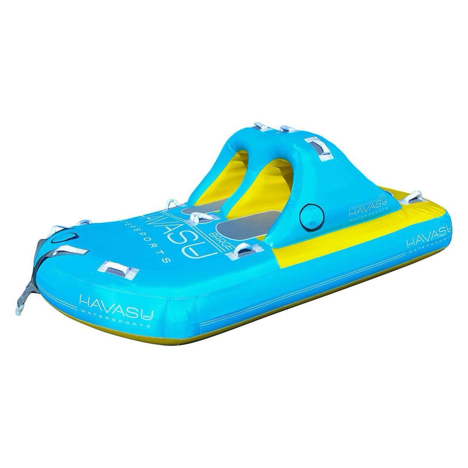 3-4 Person Towable Tube 510 lb Capacity Heavy Duty Boat Tube Stronger w Pump