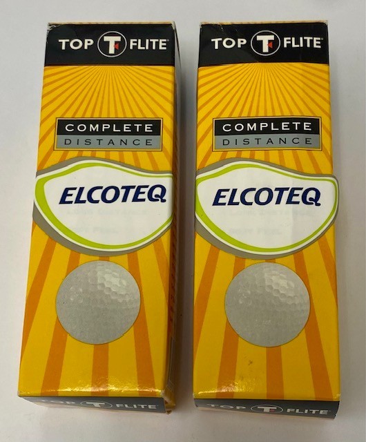 New Top Flite Complete Distance Elcoteq Lot Of 2 packs Of 3