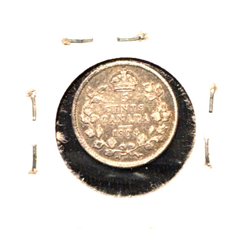 Canada 1904 five cents KM 13 XF