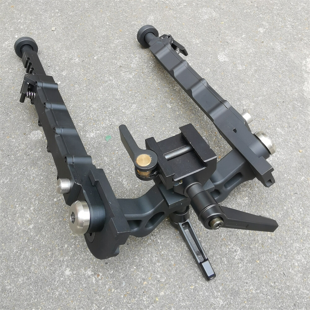 Rifle Bipod 360Degrees Swivel 7.5-9'' Adjustable Height Folding Design Picatinny