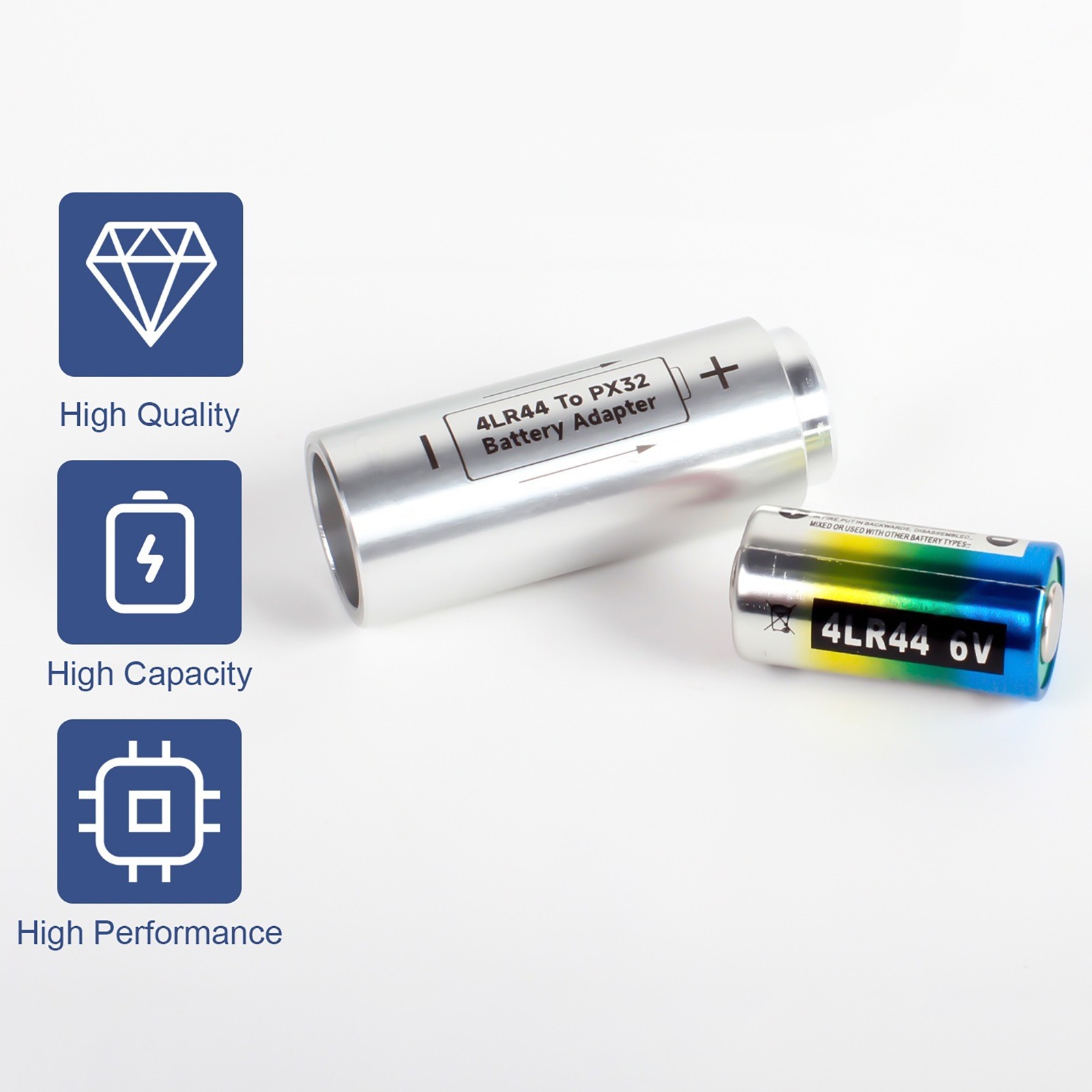 CNC Precision 4LR44 to PX32 Battery Adapter Aluminum Alloy for Yashica 35 Series