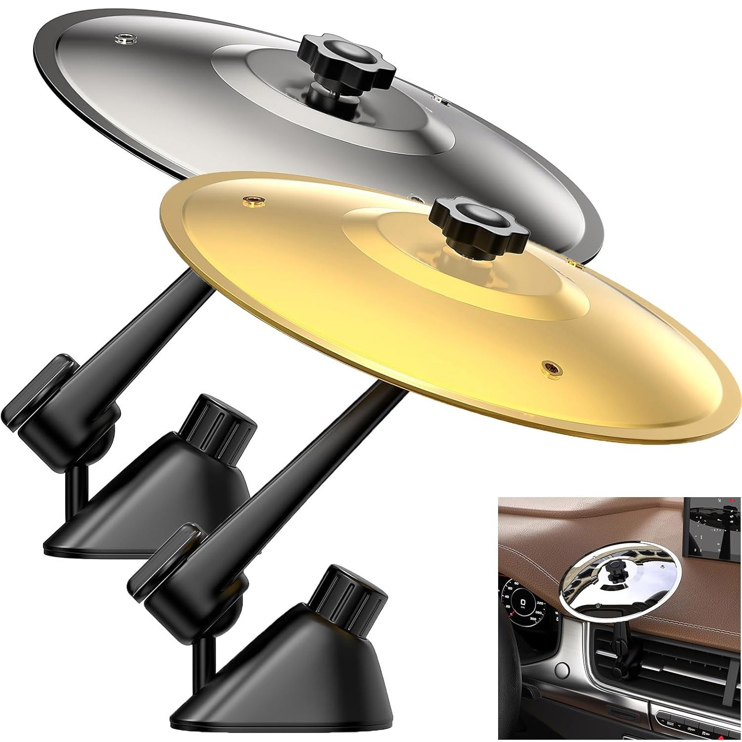 Car Crash Cymbal, Car Drum Cymbal Air Vent, Make Your Driving More Fun,Best Gift