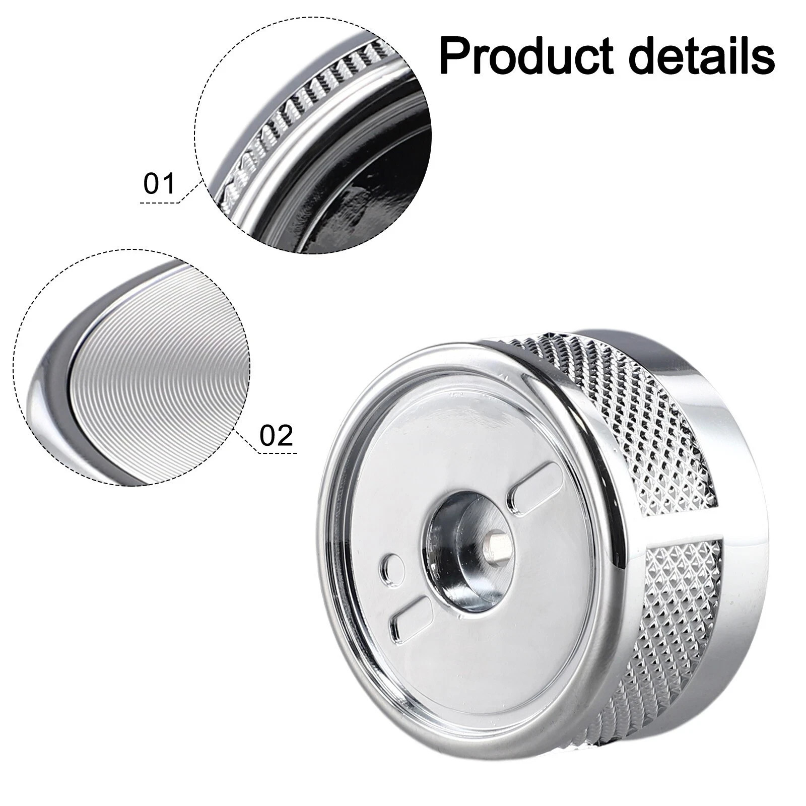 NEW Chrome Gear Shift Selector Knob Upgrade For Range Rover For L405 2017-21