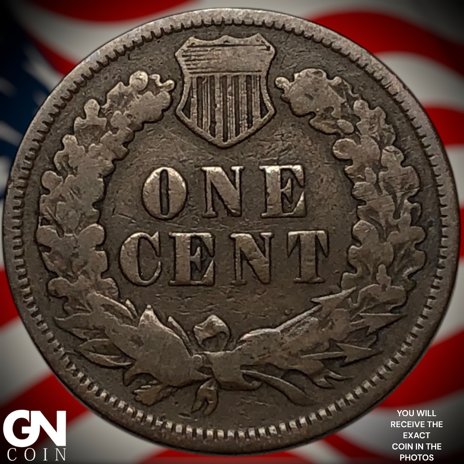 1875 Indian Head Cent Penny Z4251