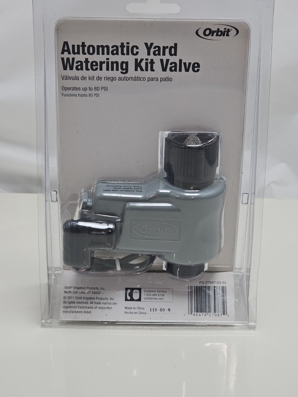 Orbit Automatic Yard Watering Kit Valve Timer NEW 170-472 Model 27987