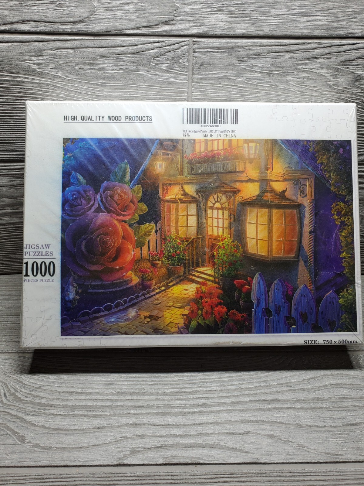 High Quality Wood Products 1000 Piece Jigsaw Puzzle Art Fantasy House Of Roses