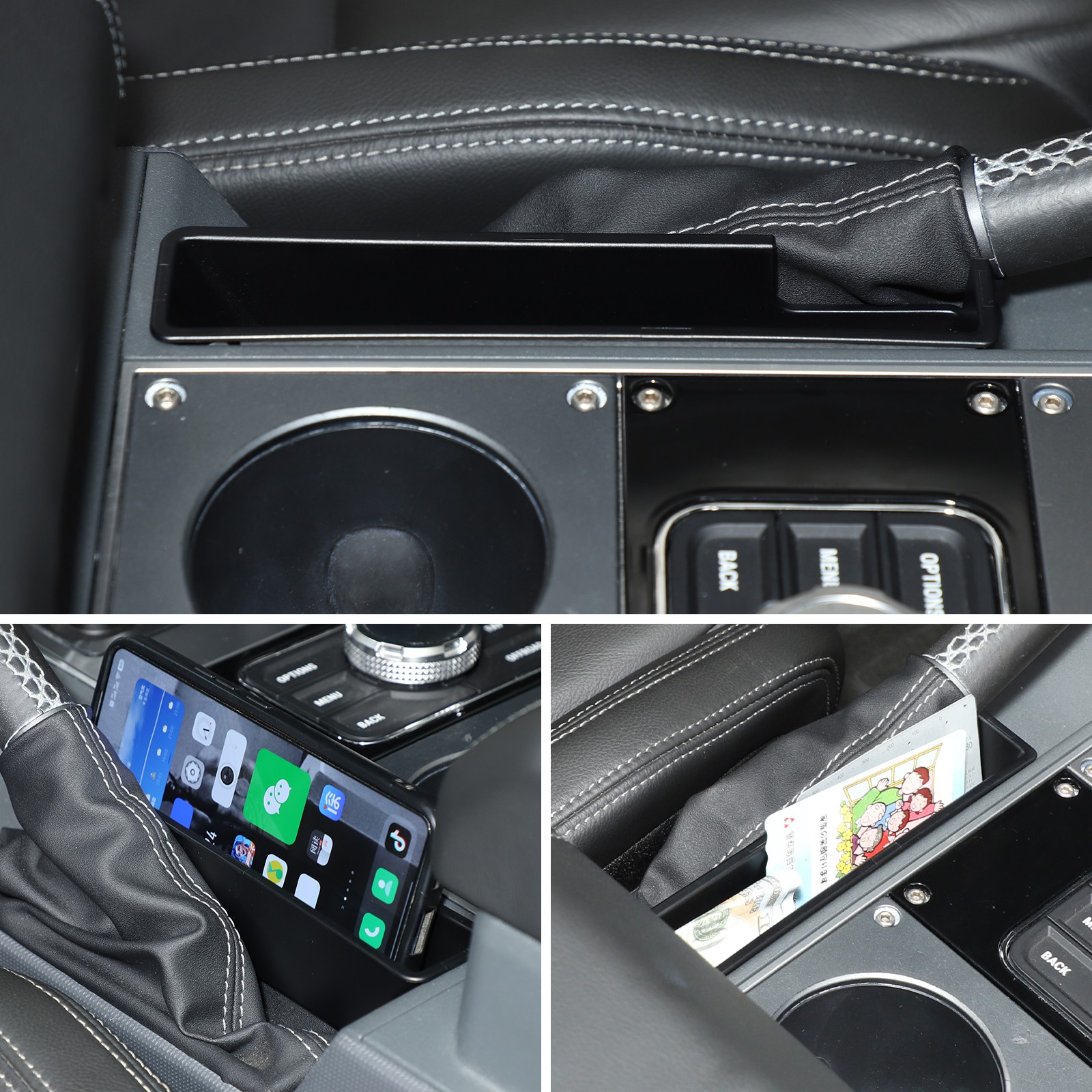 Handbrake Side Storage Box Organizer Tray Accessories For INEOS Grenadier 2020+