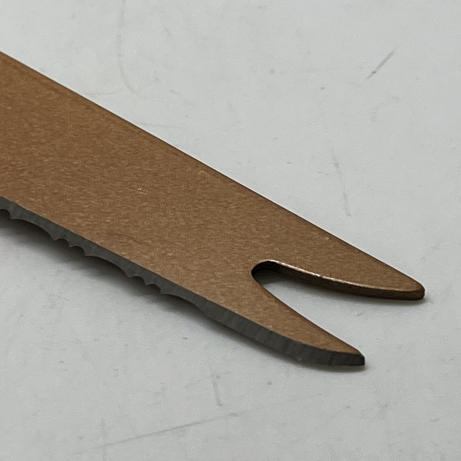 FOREVER-SHARP PROFESSIONAL GRADE COPPER CHEF STAINLESS "13" BREAD KNIFE