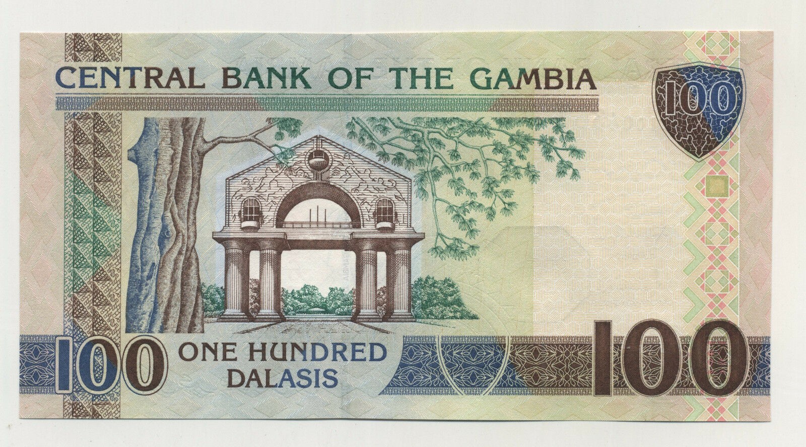 Gambia 100 Dalasis ND (2006) Pick 29 UNC Uncirculated Banknote