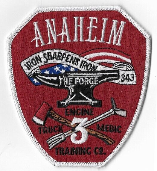 Anaheim, CA Station 3  The Forge NEW Fire Patch .
