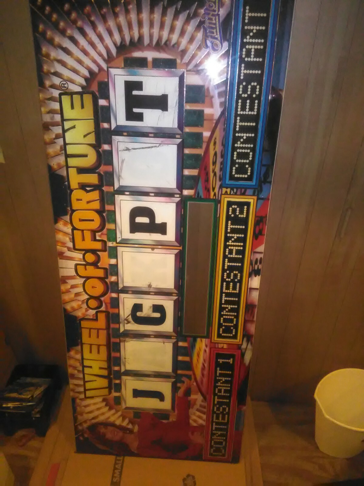wheel of fortune arcade funhouse games glass big marquee