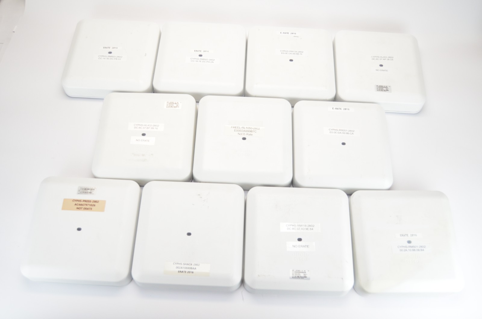 LOT OF 11 Cisco AIR-AP2802I-B-K9 Wireless Access Point 802.11ac