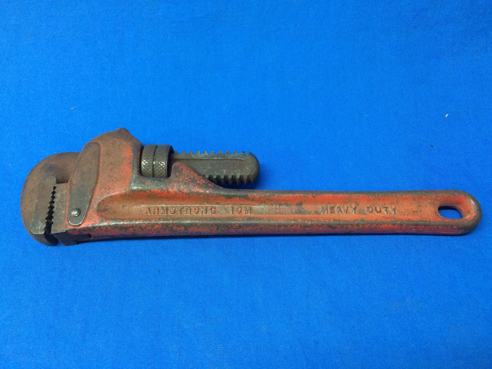 Used Armstrong 10" Heavy Duty Straight Pipe Wrench USA Made 10M