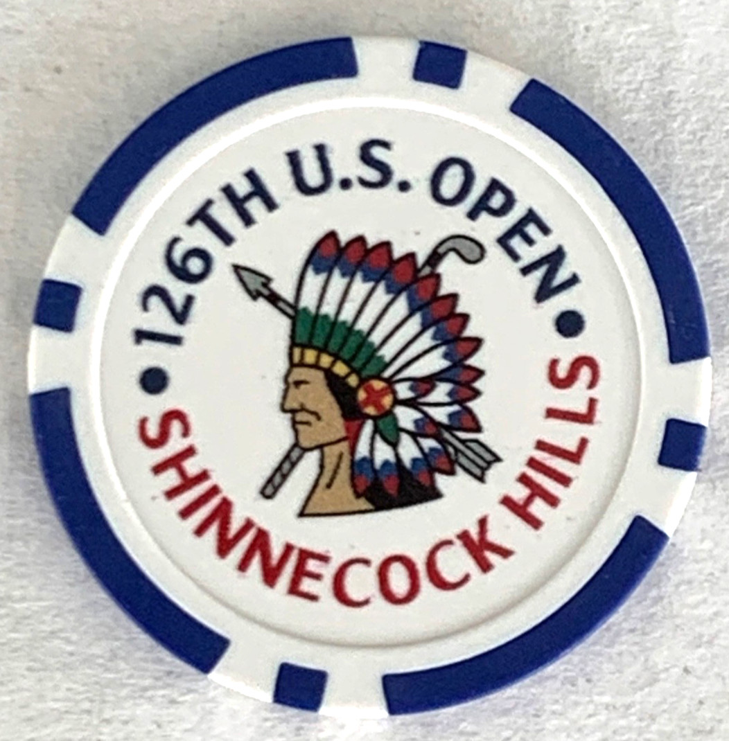 2026  U. S. OPEN  GOLF CHAMPIONSHIP  POKER CHIP  BALL MARKER   SHINNECOCK HILLS