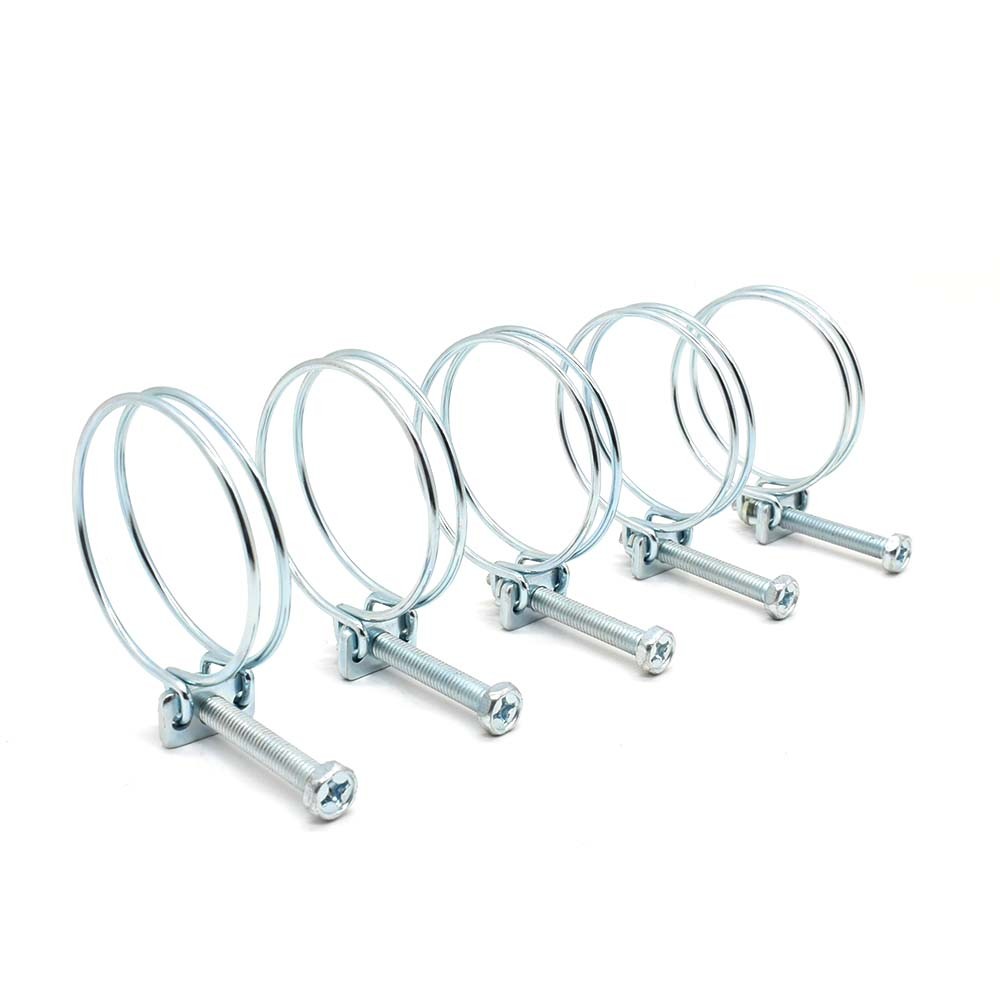 Big Horn 11725PK 5 Pack 2-1/2 Inch Wire Hose Clamp