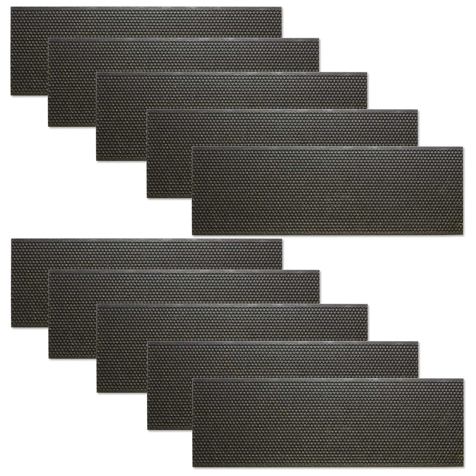 6" Bee Frame Foundations - Beeswax Coated Black Foundation Sheets for Medium ...