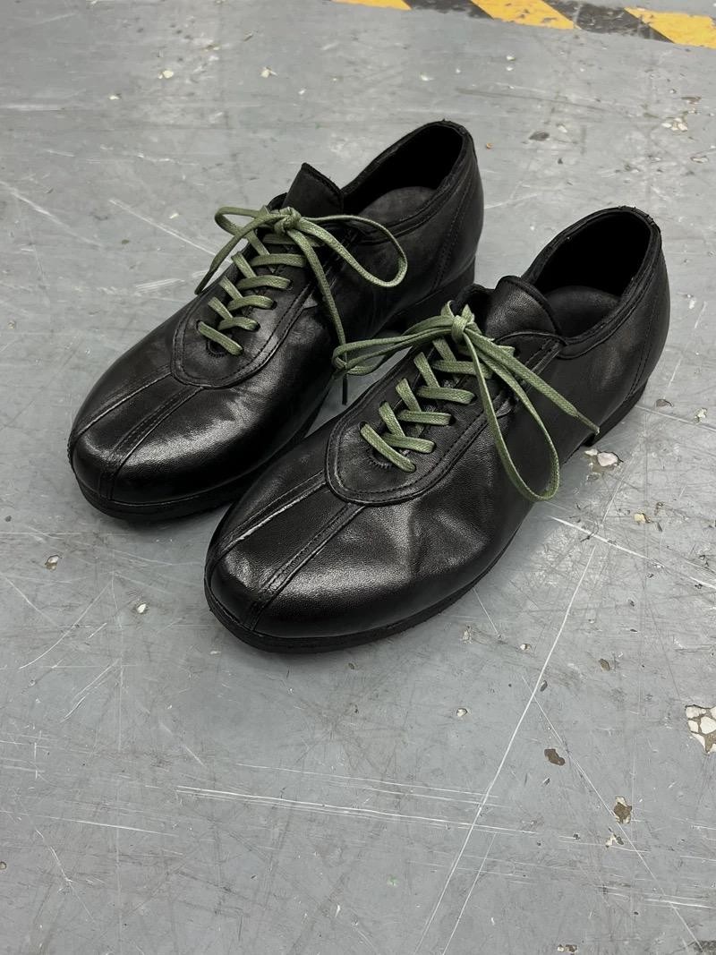 New Black Training Shoes Men Lace Up Breathable Retro Outdoor Sports Derby Shoes