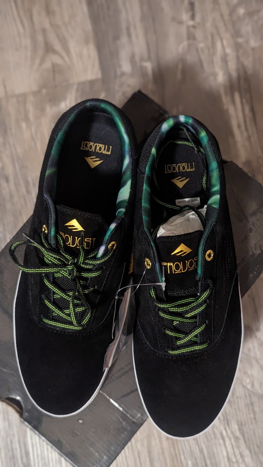 Emerica The Provost Size 12 (Black/Green)